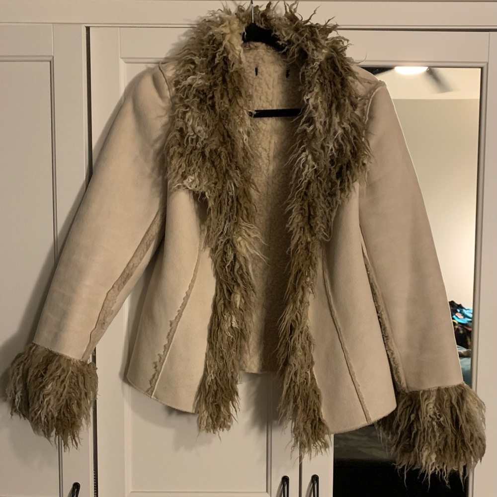 Faux Fur Shearling Jacket